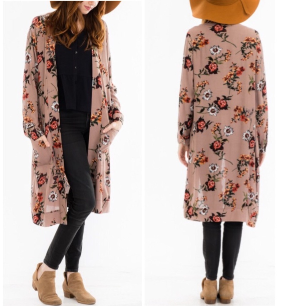 20% off SALE! floral rayon sweater